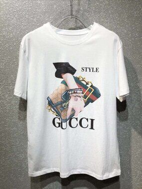 Retro Style Luxury Handbag Graphic T-shirt - Fashion White Cotton Tee